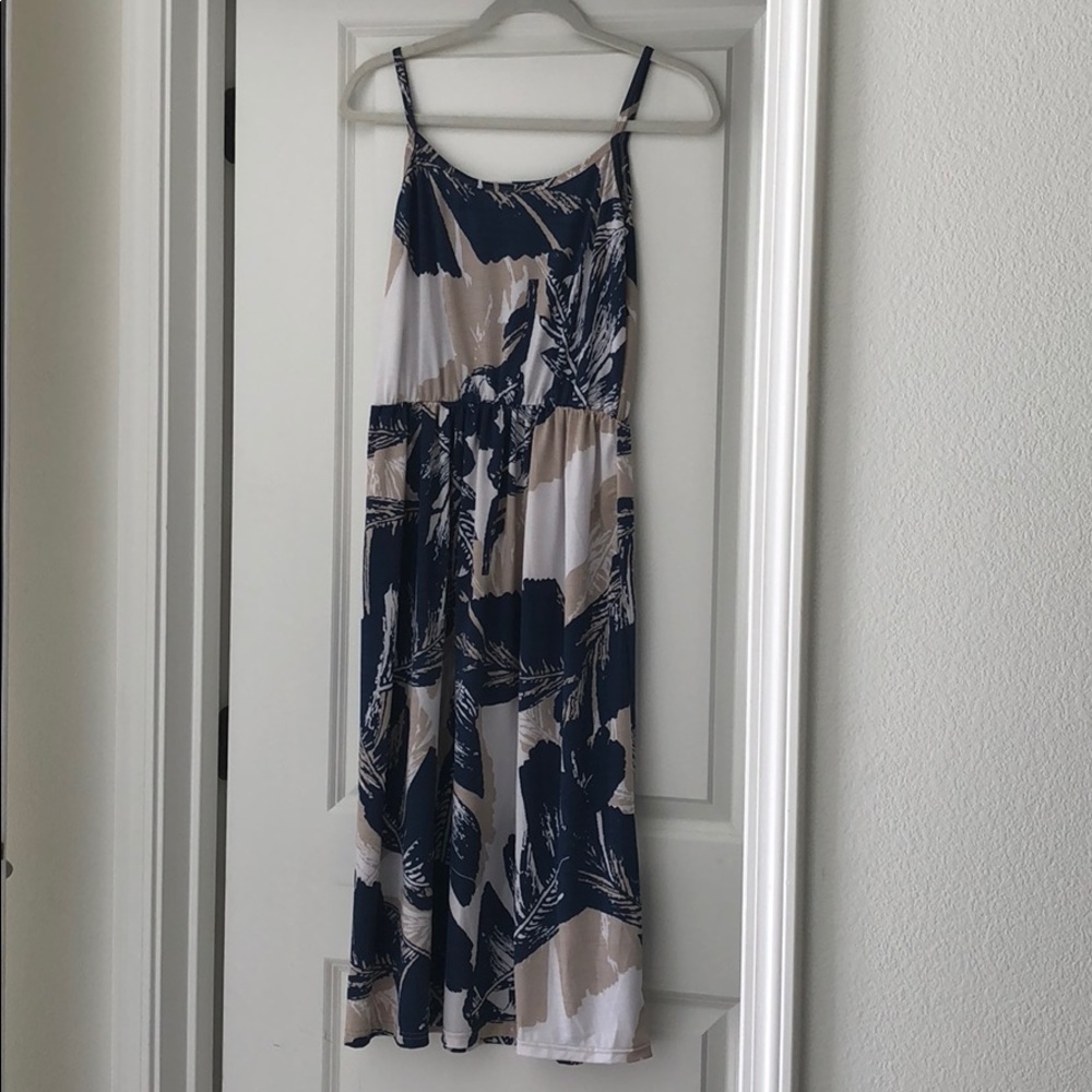 Oak+Fort elastic waistband midi dress - one size